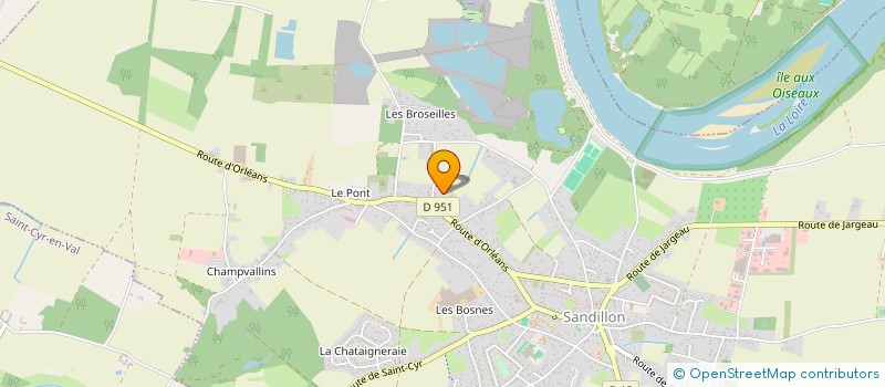 localisation de l'entreprise MONSIEUR ANTONY DA COSTA à SANDILLON