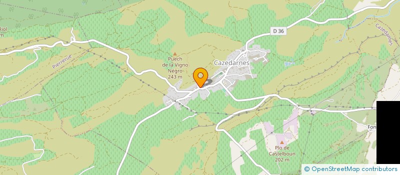 localisation de l'entreprise MONSIEUR ANTONY DAHAN  CAZEDARNES