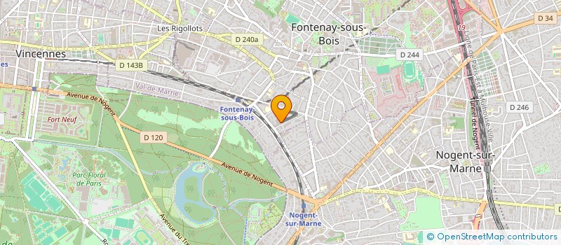 localisation de l'entreprise MONSIEUR ANTONY DAMHET à FONTENAY-SOUS-BOIS