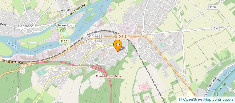 localisation de l'entreprise MONSIEUR ANTONY DAUPLEY  BONNIERES-SUR-SEINE