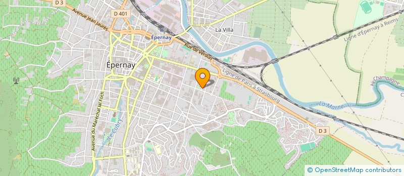 localisation de l'entreprise MONSIEUR ANTONY DE CASTRO  EPERNAY