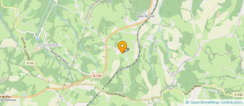 localisation de l'entreprise MONSIEUR ANTONY DE MATTEIS à GAN