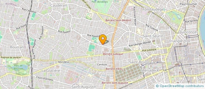 localisation de l'entreprise MONSIEUR ANTONY DE ROQUEFEUIL  BORDEAUX