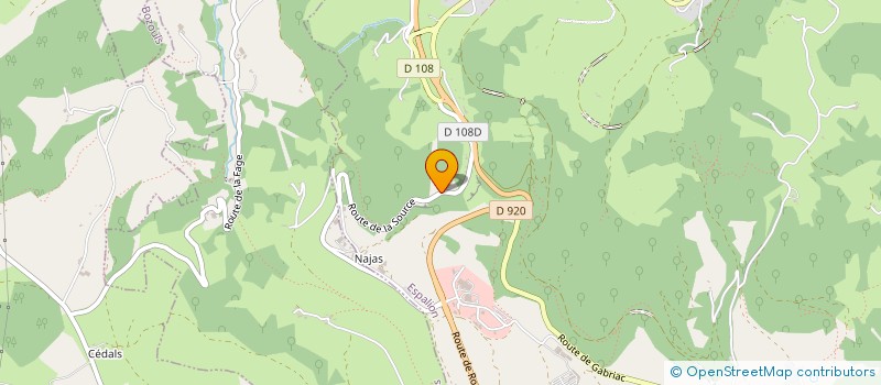 localisation de l'entreprise MONSIEUR ANTONY DE SA  ESPALION