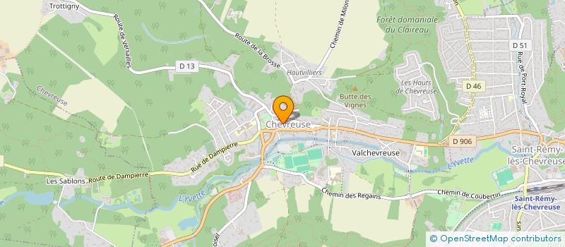 localisation de l'entreprise MONSIEUR ANTONY DEDINGER à CHEVREUSE