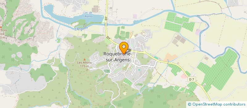 localisation de l'entreprise MONSIEUR ANTONY DI PIAZZA à ROQUEBRUNE-SUR-ARGENS