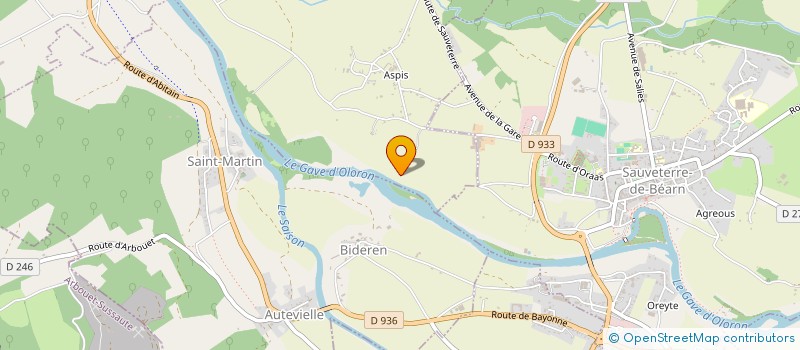 localisation de l'entreprise MONSIEUR ANTONY DONALDSON à SAUVETERRE-DE-BEARN