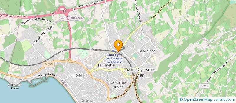 localisation de l'entreprise MONSIEUR ANTONY DOUMALIN à SAINT-CYR-SUR-MER