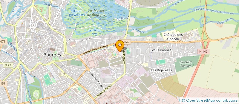 localisation de l'entreprise MONSIEUR ANTONY DUBOIS  BOURGES