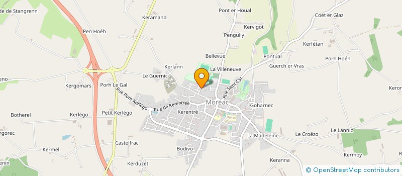 localisation de l'entreprise MONSIEUR ANTONY DUCLOUET  MOREAC