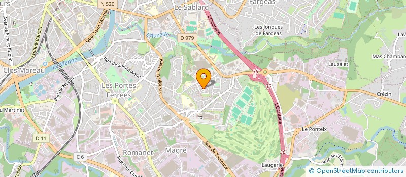 localisation de l'entreprise MONSIEUR ANTONY DUSSEL à LIMOGES