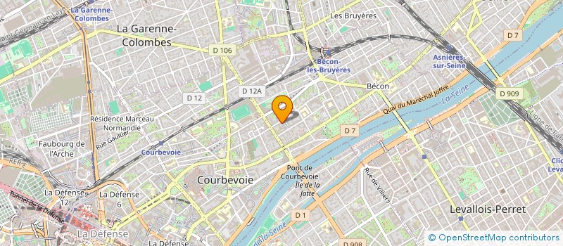 localisation de l'entreprise MONSIEUR ANTONY EL JARAT à COURBEVOIE
