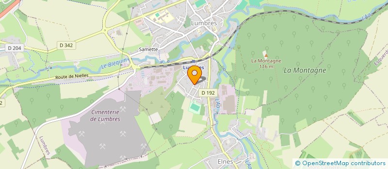 localisation de l'entreprise MONSIEUR ANTONY FAIDUTTI  LUMBRES