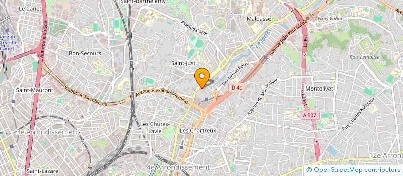 localisation de l'entreprise MONSIEUR ANTONY FERNANDEZ à MARSEILLE