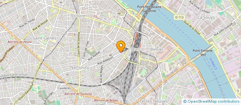 localisation de l'entreprise MONSIEUR ANTONY FILLON  BORDEAUX