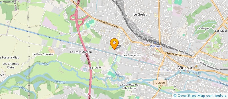 localisation de l'entreprise MONSIEUR ANTONY FIX  VIERZON