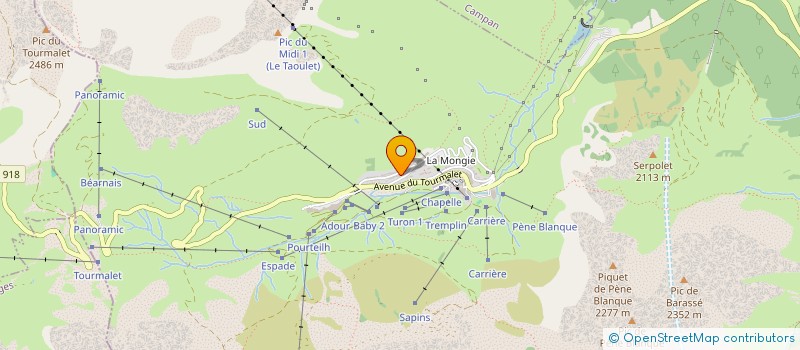 localisation de l'entreprise MONSIEUR ANTONY FLERIN  BAGNERES-DE-BIGORRE