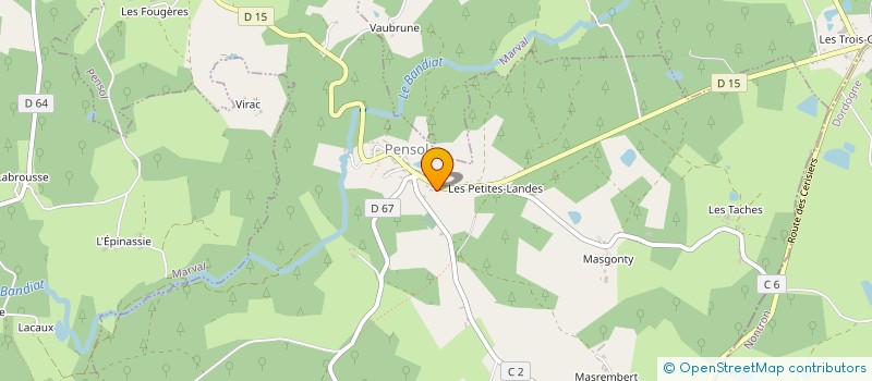 localisation de l'entreprise MONSIEUR ANTONY FONTANAUD à LA CHAPELLE-MONTBRANDEIX