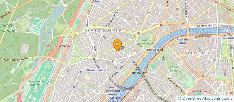 localisation de l'entreprise MONSIEUR ANTONY FROMENTIN  PARIS