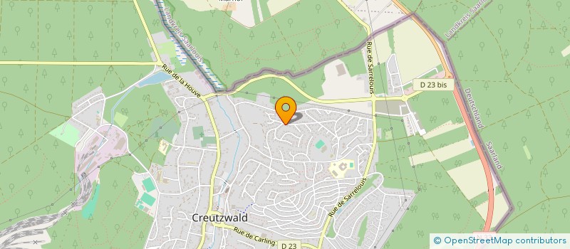 localisation de l'entreprise MONSIEUR ANTONY GARRISI  CREUTZWALD