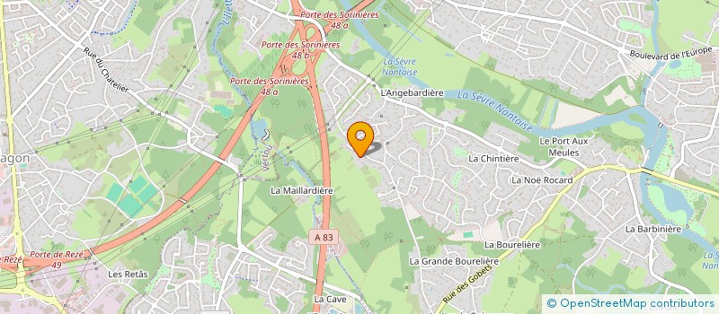 localisation de l'entreprise MONSIEUR ANTONY GASNIER à VERTOU