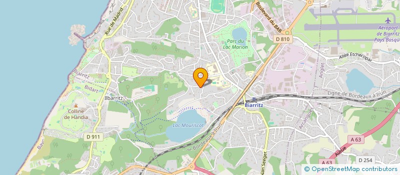 localisation de l'entreprise MONSIEUR ANTONY GRAZIANI à BIARRITZ