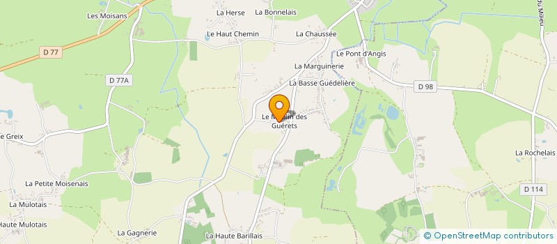 localisation de l'entreprise MONSIEUR ANTONY GROISARD  CORSEPT