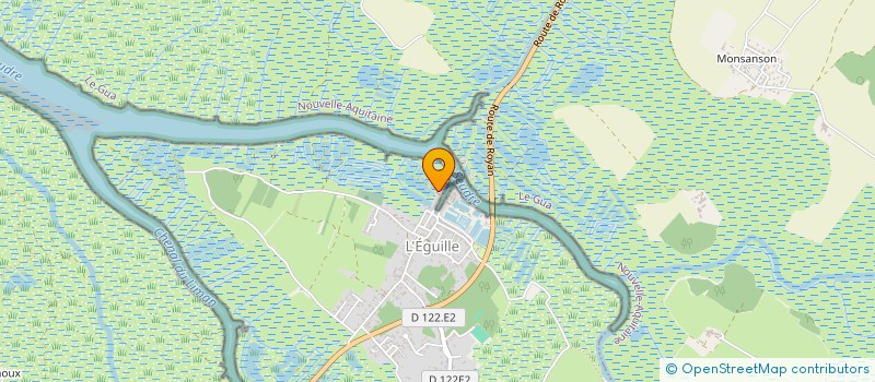 localisation de l'entreprise MONSIEUR ANTONY GROLLEAU  L'EGUILLE