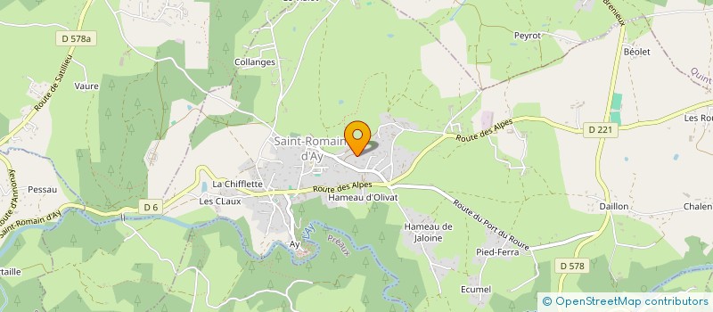 localisation de l'entreprise MONSIEUR ANTONY GUDFIN  SAINT-ROMAIN-D'AY