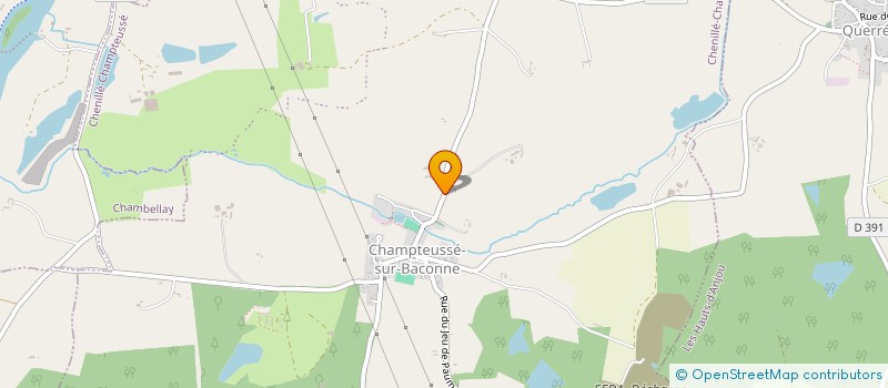 localisation de l'entreprise MONSIEUR ANTONY GUERRIAU  CHENILLE-CHAMPTEUSSE