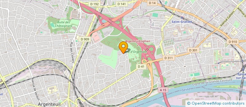 localisation de l'entreprise MONSIEUR ANTONY HAMEL BRANDAO  ARGENTEUIL