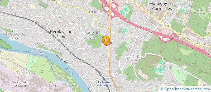 localisation de l'entreprise MONSIEUR ANTONY HAUTOIS  MONTIGNY-LES-CORMEILLES