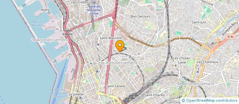 localisation de l'entreprise MONSIEUR ANTONY HUET à MARSEILLE