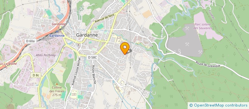 localisation de l'entreprise MONSIEUR ANTONY IMMORDINO à GARDANNE