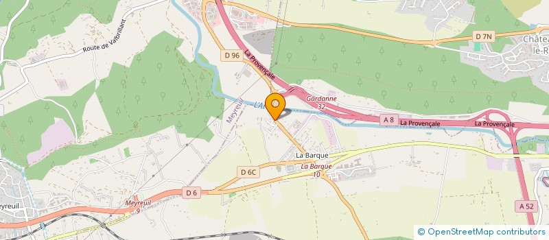 localisation de l'entreprise MONSIEUR ANTONY JAYBERLINOS  FUVEAU