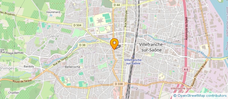 localisation de l'entreprise MONSIEUR ANTONY JEAN  VILLEFRANCHE-SUR-SAONE
