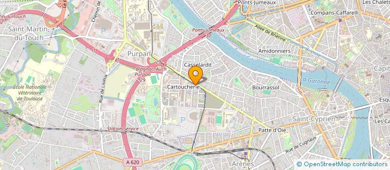localisation de l'entreprise MONSIEUR ANTONY JEANNE-ROSE  TOULOUSE