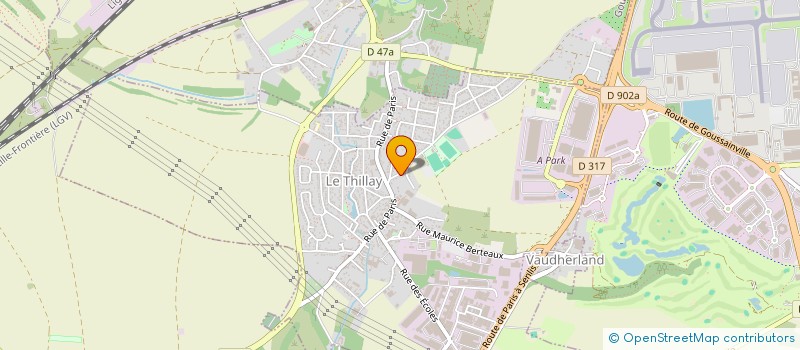 localisation de l'entreprise MONSIEUR ANTONY JOSEPH  LE THILLAY