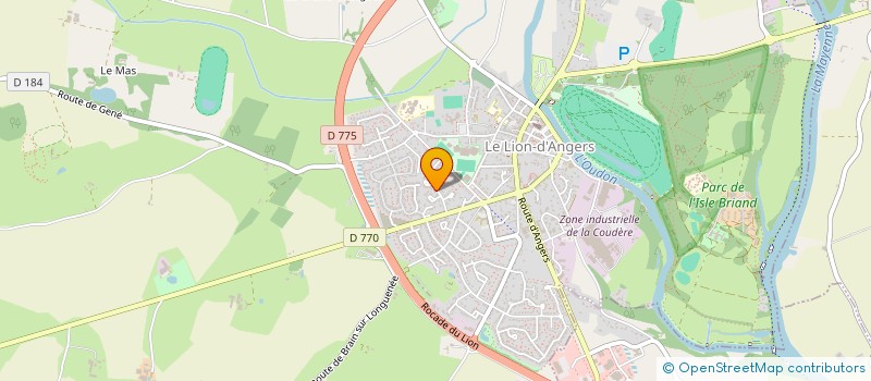 localisation de l'entreprise MONSIEUR ANTONY JULLIEN à LE LION D'ANGERS