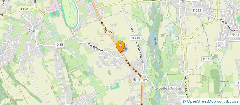 localisation de l'entreprise MONSIEUR ANTONY LABRADOR  HORGUES