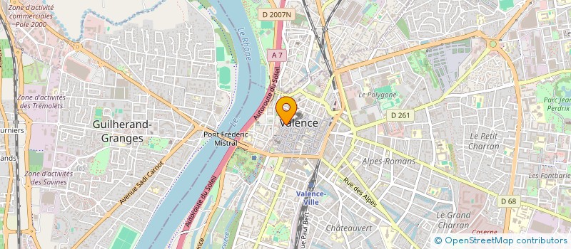 localisation de l'entreprise MONSIEUR ANTONY LACORDAIRE à VALENCE