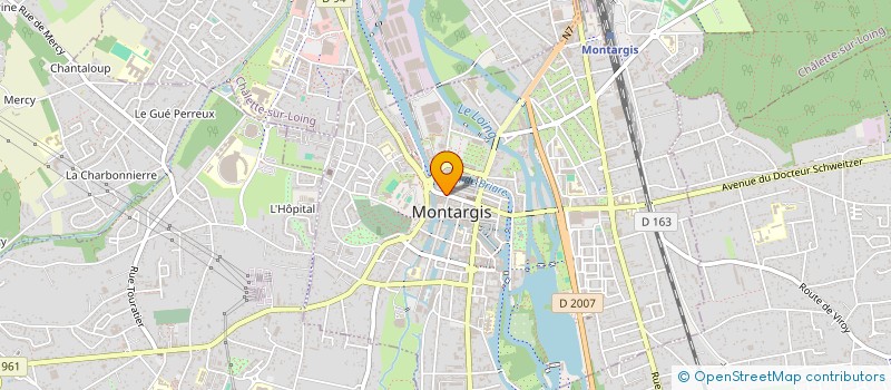 localisation de l'entreprise MONSIEUR ANTONY LANGEVIN  AMILLY