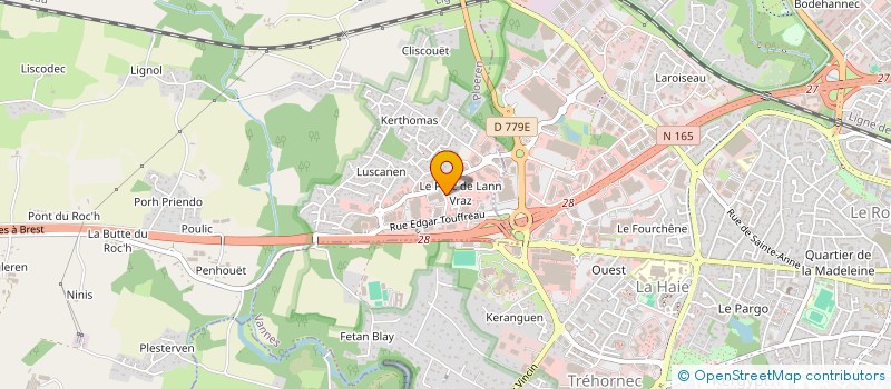 localisation de l'entreprise MONSIEUR ANTONY LE CAM  PLOEREN