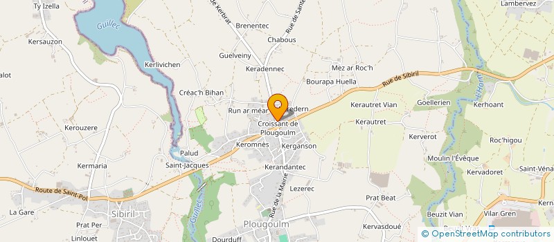 localisation de l'entreprise MONSIEUR ANTONY LE JEUNE  PLOUGOULM