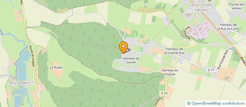 localisation de l'entreprise MONSIEUR ANTONY LE MOIGNE  LES GRANDES-VENTES