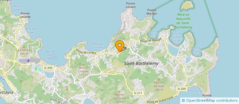 localisation de l'entreprise MONSIEUR ANTONY LEDEE à SAINT BARTHELEMY