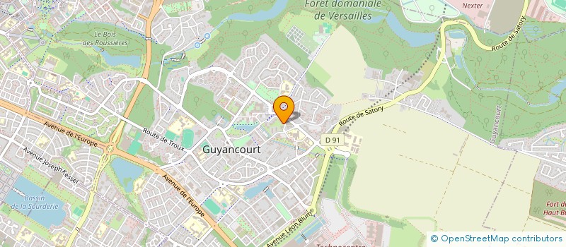 localisation de l'entreprise MONSIEUR ANTONY LENORMAND  GUYANCOURT