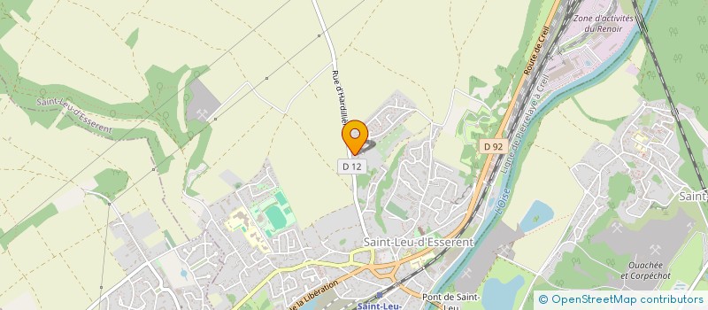 localisation de l'entreprise MONSIEUR ANTONY LEROUX  SAINT-LEU-D'ESSERENT