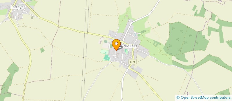 localisation de l'entreprise MONSIEUR ANTONY LEROUX  HAUDIVILLERS