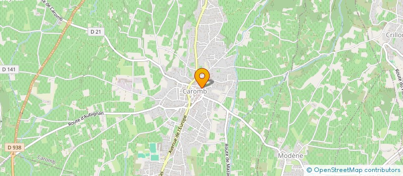 localisation de l'entreprise MONSIEUR ANTONY LOMBARD à CAROMB